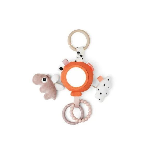 Done By Deer Happy Clouds Activity Mirror - Papaya - Afbeelding 2