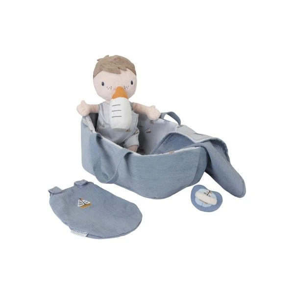 Little Dutch Sailors Bay Babypop - Jim - Blue 4 Little Dutch Sailors Bay Babypop - Jim - Blue - Afbeelding 2