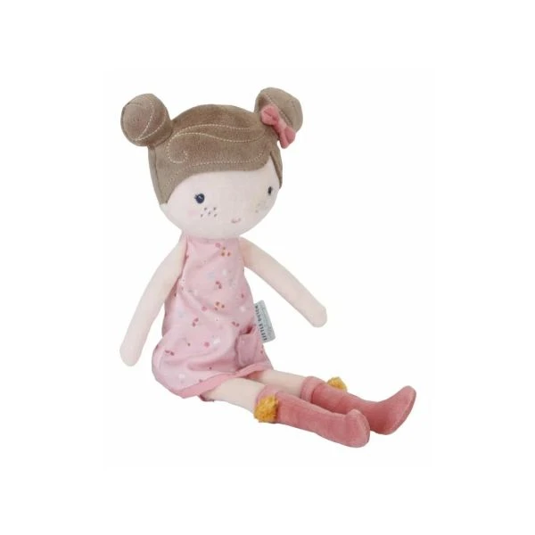 Little Dutch Little Pink Flowers Knuffelpop - Rosa - 35 Cm 4 Little Dutch Little Pink Flowers Knuffelpop - Rosa - 35 Cm - Afbeelding 2