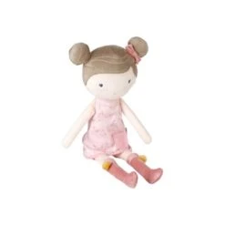 Little Dutch Little Pink Flowers Knuffelpop - Rosa - 50 Cm -Kinderspeelgoed 215675 1 ld4558 cuddle doll rosa 50 cm 2 d990