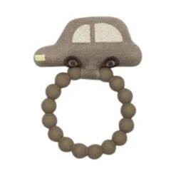 Smallstuff Rammelaar Car Met Bijtring Yellow