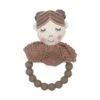 Smallstuff Rammelaar Doll Met Bijtring Brown Sugar -Kinderspeelgoed 40006 83 75376 07db