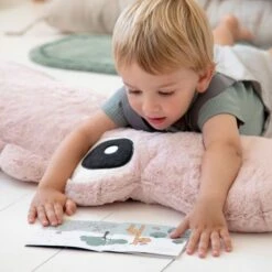 Done By Deer Croco Big Knuffel - Powder -Kinderspeelgoed Done By Deer Croco Big Knuffel Powder 4 ca9e