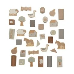 Jollein Farm Blokkenset -Kinderspeelgoed Jollein Farm Blokkenset 1 ab4d