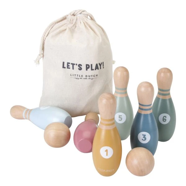 Little Dutch Houten Bowlingset 6 Little Dutch Houten Bowlingset - Afbeelding 4