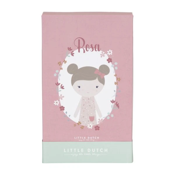Little Dutch Little Pink Flowers Knuffelpop - Rosa - 35 Cm 7 Little Dutch Little Pink Flowers Knuffelpop - Rosa - 35 Cm - Afbeelding 5