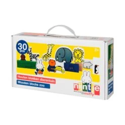 Nijntje Dierentuin Blokken - Hout -Kinderspeelgoed Nijntje Dierentuin Blokken Hout 2 a51e