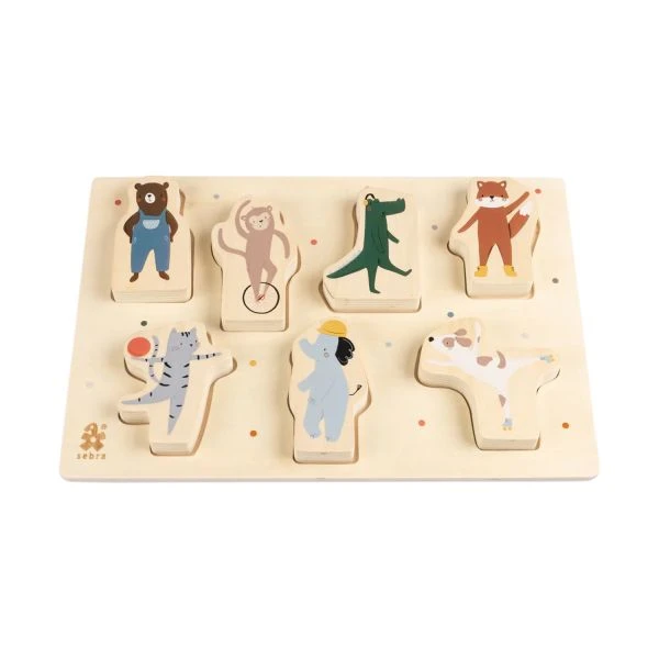 Sebra Teeny Toes / Busy Builders Puzzel 3 Sebra Teeny Toes / Busy Builders Puzzel