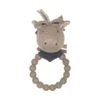 Smallstuff Rammelaar Horse Met Bijtring Brown -Kinderspeelgoed Smallstuff Rammelaar Horse Met Bijtring Brown d064