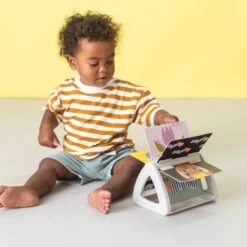 Taf Toys Tummy Time Spinning Babyboekje -Kinderspeelgoed Taf Toys Tummy Time Spinning Babyboekje 3 88f0