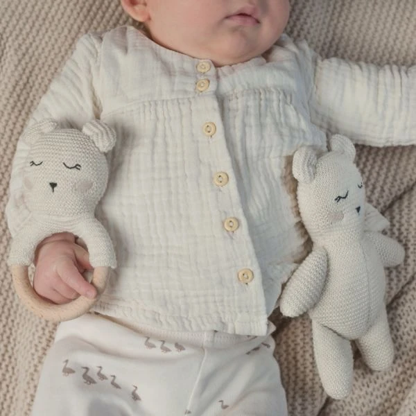 Baby Bello Bobby The Polar Bear Knuffel 4 Baby Bello Bobby The Polar Bear Knuffel - Afbeelding 2