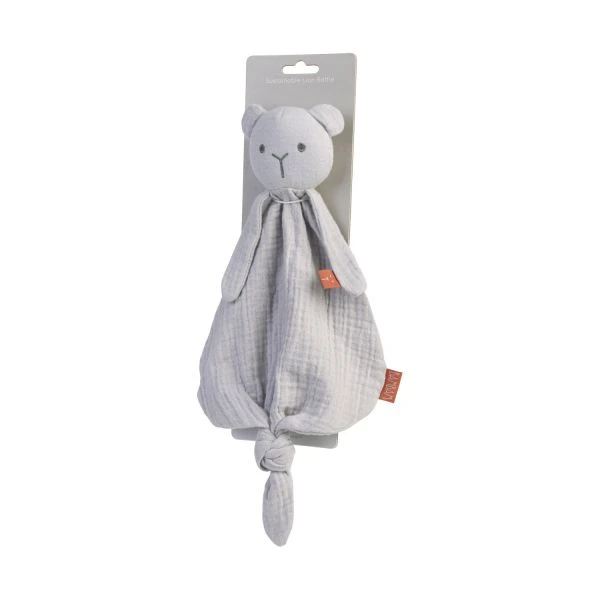 Bambam Bear Knuffeldoekje Organic Grey 4 Bambam Bear Knuffeldoekje Organic Grey - Afbeelding 2