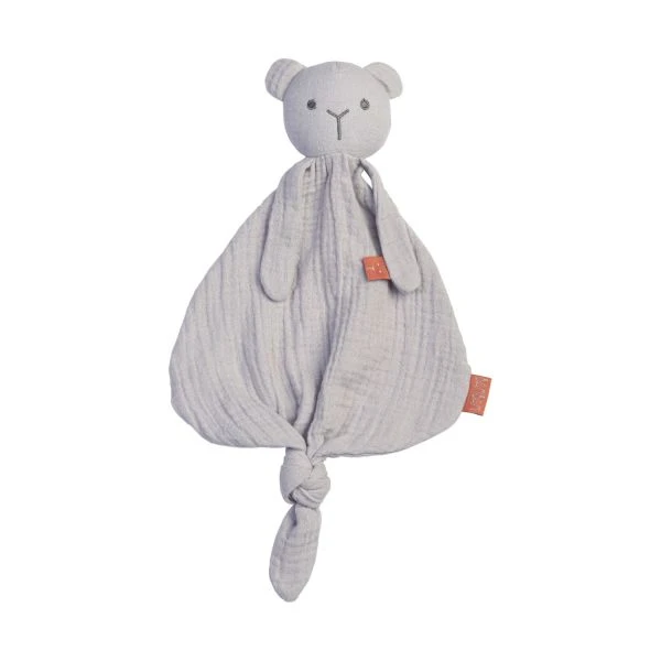 Bambam Bear Knuffeldoekje Organic Grey 3 Bambam Bear Knuffeldoekje Organic Grey