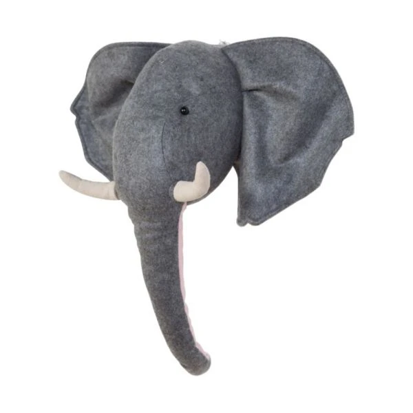 Childhome Vilten Muur Decoratie Olifant 4 Childhome Vilten Muur Decoratie Olifant - Afbeelding 2