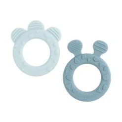 Done By Deer Deer Friends Bijtring Blue 2 Stuks