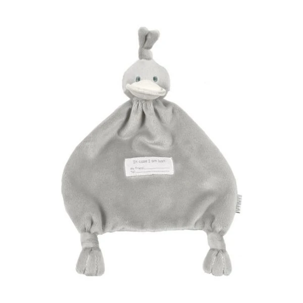 BamBam Duck Knuffeldoekje Grey 3 BamBam Duck Knuffeldoekje Grey