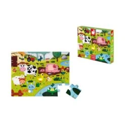 Janod Voelpuzzel Boerderijdieren -Kinderspeelgoed janod voelpuzzel boerderijdieren 3 a71d