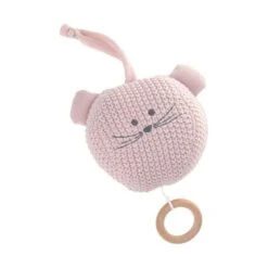 Laessig Little Chums Knitted Muziekmobiel Mouse -Kinderspeelgoed laessig little chums knitted muziekmobiel mouse e7c2