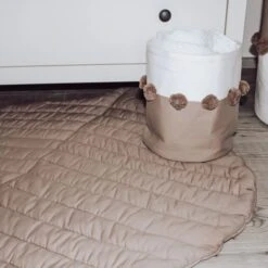 Toddlekind Leaf Speelkleed Tan -Kinderspeelgoed leaf mat tan 3 62a7