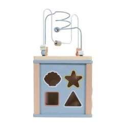 Little Dutch Ocean Activiteitenkubus Blue -Kinderspeelgoed little dutch ocean activiteitenkubus blue 2 6bde