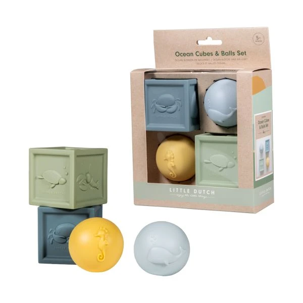 Little Dutch Ocean Blokken / Ballen Set 5 Little Dutch Ocean Blokken / Ballen Set - Afbeelding 3