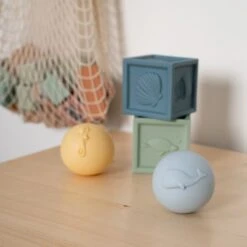 Little Dutch Ocean Blokken / Ballen Set 10 Little Dutch Ocean Blokken / Ballen Set -Kinderspeelgoed little dutch ocean blokken ballen set 2 8a55