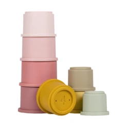 Little Dutch Stapelbekers Roze -Kinderspeelgoed little dutch stapelbekers roze 3 408e