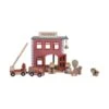 Little Dutch Uitbreidingsset Brandweerkazerne -Kinderspeelgoed little dutch uitbreidingsset brandweerkazerne 63ca