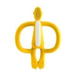 Matchstick Monkey Bijtring Yellow -Kinderspeelgoed matchstick monkey bijtring yellow 4 4c11