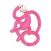 Matchstick Monkey Mini Monkey Bijtring Pink -Kinderspeelgoed matchstick monkey mini bijtring pink 2 cfca