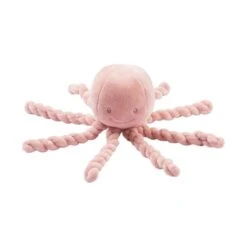 Nattou Piu Piu Octopus Knuffel Roze
