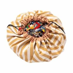 Play & Go Stripes Speelzak Mustard 6 Play & Go Stripes Speelzak Mustard -Kinderspeelgoed play go stripes speelzak mustard 2 7da4