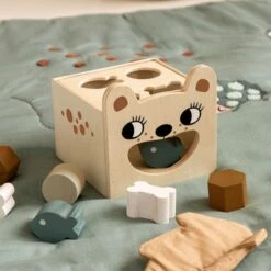 Roommate Bear Houten Vormenstoof -Kinderspeelgoed roommate bear houten vormenstoof 2 e5a8