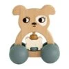 Roommate Dog Houten Rammelaar -Kinderspeelgoed roommate dog houten rammelaar 059d