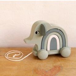 Roommate Elephant Houten Trekdier 11 Roommate Elephant Houten Trekdier -Kinderspeelgoed roommate elephant houten trekdier 3 737c