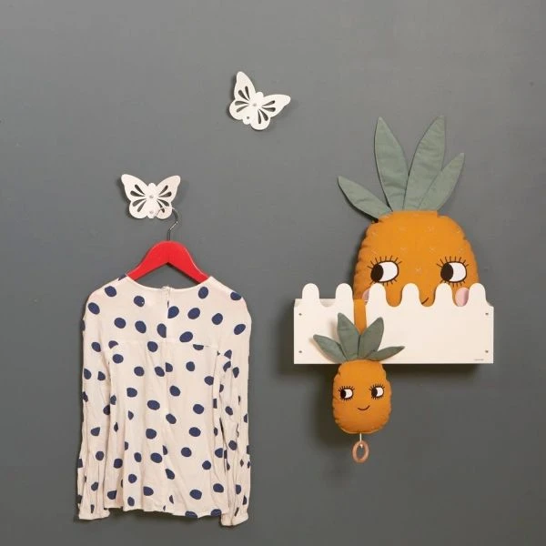 Roommate Pineapple Muziekmobiel Oranje 4 Roommate Pineapple Muziekmobiel Oranje - Afbeelding 2