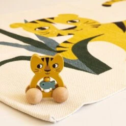 Roommate Tiger Houten Rammelaar 10 Roommate Tiger Houten Rammelaar -Kinderspeelgoed roommate tiger houten rammelaar 3 7aaa