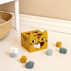 Roommate Tiger Houten Vormenstoof -Kinderspeelgoed roommate tiger houten vormenstoof 2 1d35