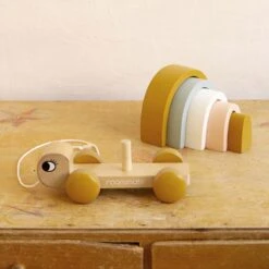 Roommate Turtle Houten Trekdier -Kinderspeelgoed roommate turtle houten trekdier 4 ddf3