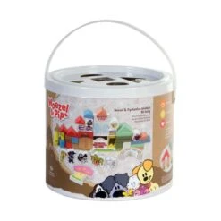 Rubotoys Woezel En Pip Houtenblokken Set -Kinderspeelgoed rubotoys woezel en pip houtenblokken set 3 f115