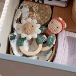 Sebra Flower Ringrammelaar -Kinderspeelgoed sebra flower ringrammelaar b265