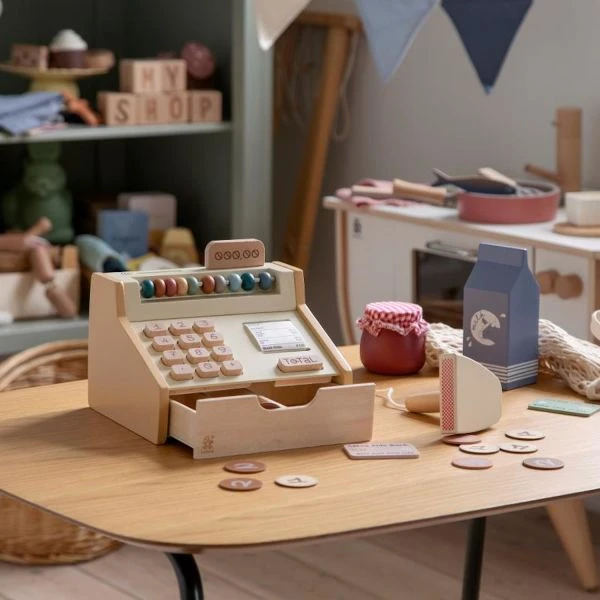 Sebra Houten Kassa 4 Sebra Houten Kassa - Afbeelding 2