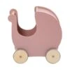 Sebra Houten Poppenwagen Blossom Pink -Kinderspeelgoed sebra houten poppenwagen blossom pink c526