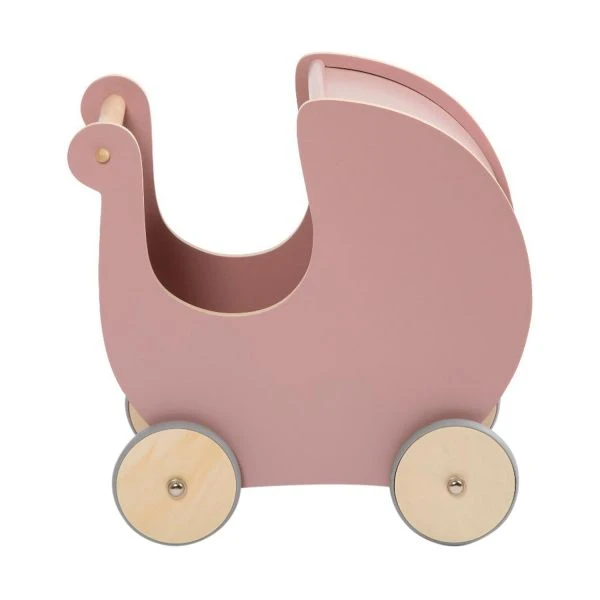Sebra Houten Poppenwagen Blossom Pink 3 Sebra Houten Poppenwagen Blossom Pink