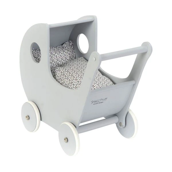 Smallstuff Houten Poppenwagen Grey 3 Smallstuff Houten Poppenwagen Grey
