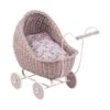Smallstuff Rieten Poppenwagen Powder -Kinderspeelgoed smallstuff rieten poppenwagen powder 3c10
