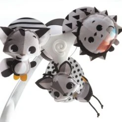 Tiny Love Black & White Take Along Muziekmobiel -Kinderspeelgoed tiny love take along mobile magical tales 3 ec61