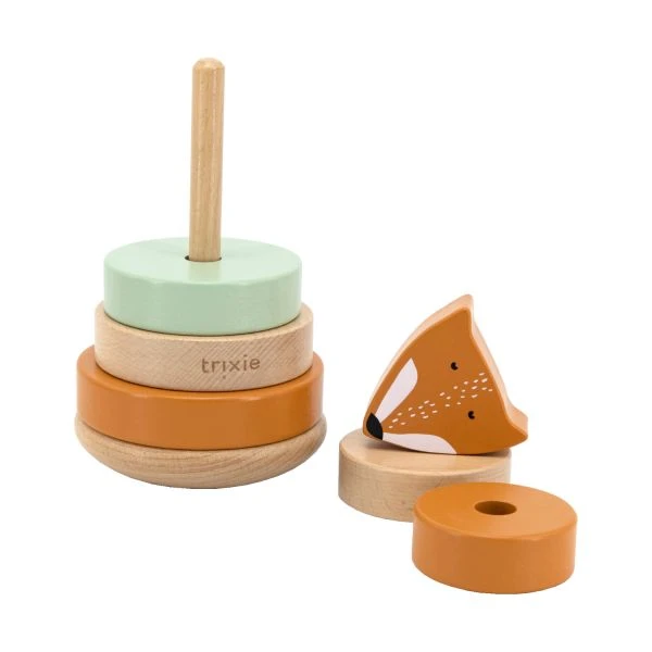 Trixie Mr. Fox Houten Stapeltoren 4 Trixie Mr. Fox Houten Stapeltoren - Afbeelding 2