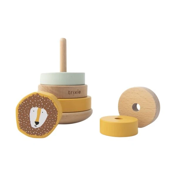 Trixie Mr. Lion Houten Stapeltoren 4 Trixie Mr. Lion Houten Stapeltoren - Afbeelding 2